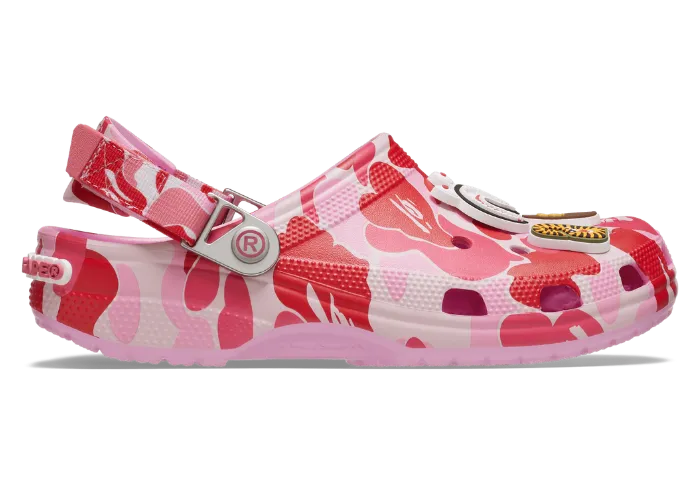 Crocs Classic Clog BAPE ABC Camo Blue (GS) - 210285-4TB